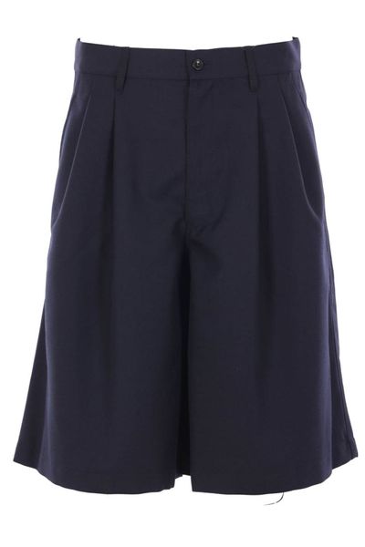 Comme des Garçons Shirt Button Fastened Pleated Shorts