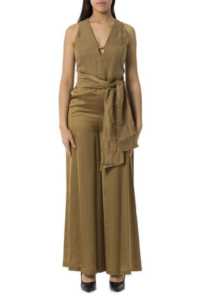 TWINSET Long Satin Enver Jumpsuit
