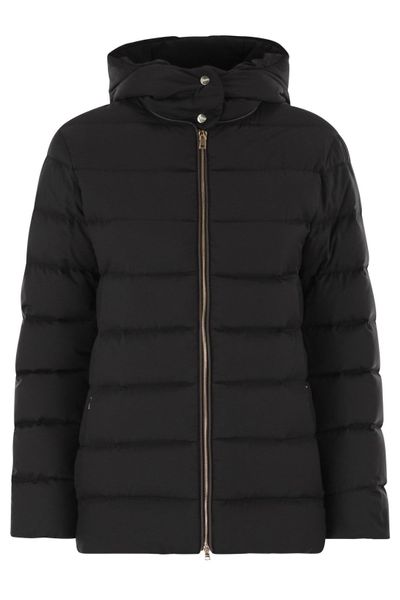 Herno Hooded Zip-Up Padded Jacket
