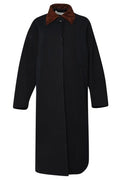 Róhe Contrast Collar Coat