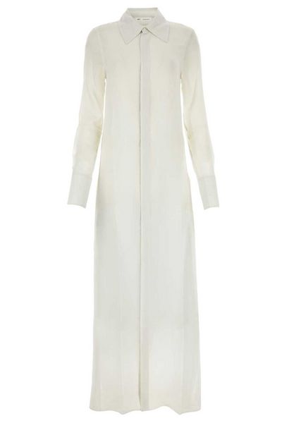 AMI Paris Long-Sleeved Shirt Dress