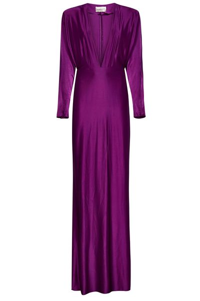 Alexandre Vauthier V-Neck Long Dress
