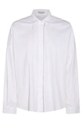 Brunello Cucinelli Embellished Curved Hem Shirt