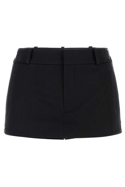 Alexander Wang Zipped Mini Twill Shorts