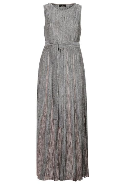 Missoni Long Lamé Belt Dress