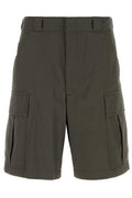 Prada Triangle-Logo Cargo Shorts