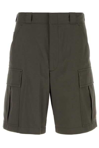 Prada Triangle-Logo Cargo Shorts