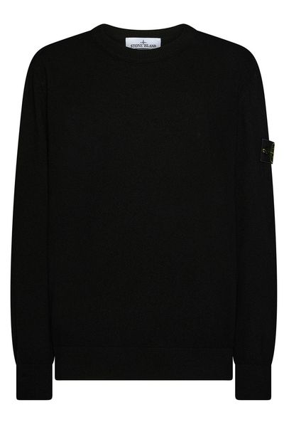 Stone Island Badge Crew Neck Sweater