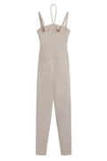 Live The Process Elastic Strappy Jumpsuit