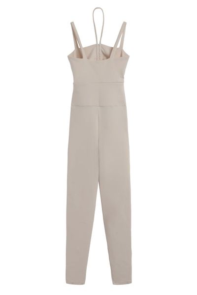 Live The Process Elastic Strappy Jumpsuit