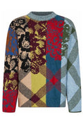 Dries Van Noten Patchwork Detailed Knitted Jumper