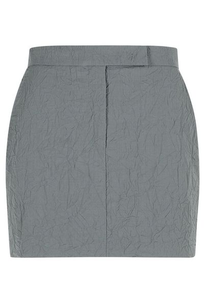 Max Mara Abate1234 Wrinkled Effect Mini Skirt
