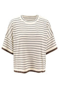 Brunello Cucinelli Striped Crewneck Jumper