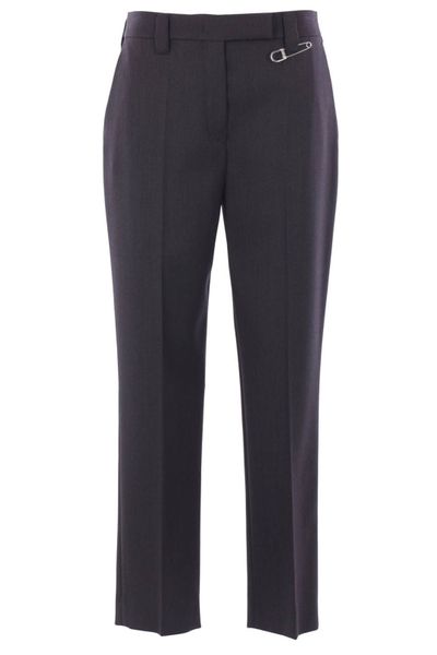 Prada Safety-Pin Detailed Tailored Trousers
