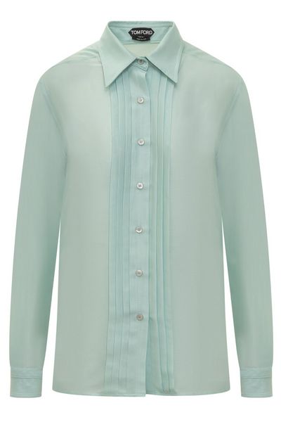 Tom Ford Pleat Detailed Long-Sleeved Shirt