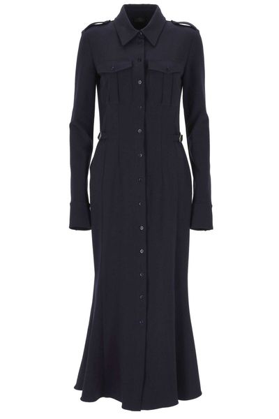 Mugler Military Shirt Dress