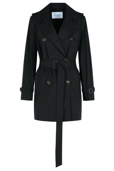 Max Mara Belted Button-Up Trench Coat