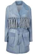 Ermanno Scervino Tassel Detailed Belted Jacket