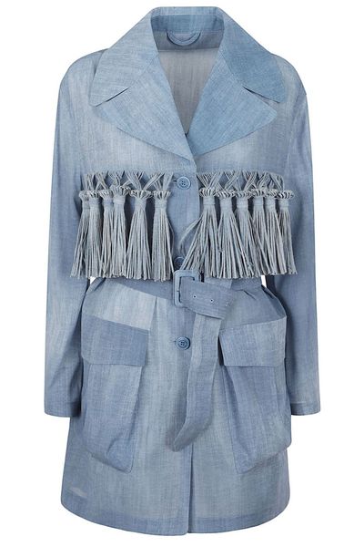 Ermanno Scervino Tassel Detailed Belted Jacket