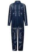 Alberta Ferretti Broderie Anglaise Jumpsuit
