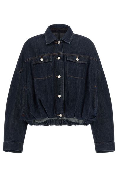Dries Van Noten Cocoon Shaped Denim Jacket