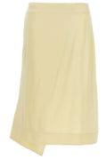 Jil Sander Asymmetric Satin Skirt