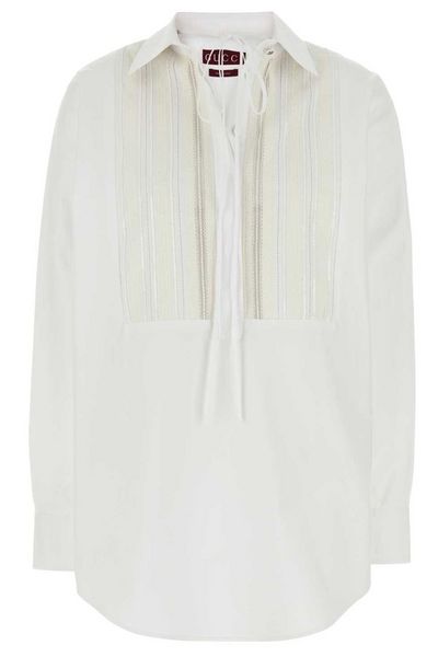 Gucci Drawstring Poplin Oversized Shirt
