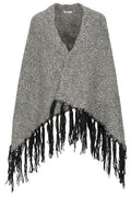 Peserico Sequin Fringe Cape