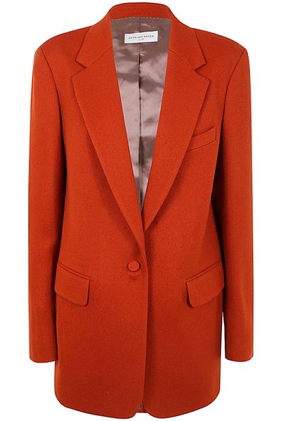 Dries Van Noten Single-Breasted Long-Sleeved Jacket
