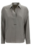 Brunello Cucinelli V-Neck Long-Sleeved Shirt