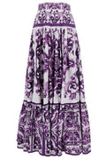 Dolce & Gabbana Majolica Printed Midi Skirt