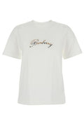 Burberry Check Cursive Logo T-Shirt