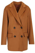 Max Mara Studio Omelia Double-Breasted Coat