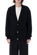 Balmain Logo Intarsia Knitted Button-Up Cardigan
