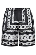 Versace Graphic-Printed Elasticated Waistband Track Shorts