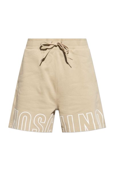 Moschino Logo Printed Drawstring Sweatshorts