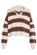 Brunello Cucinelli Striped Cropped Jumper