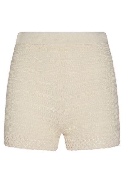 TWINSET Crochet Knit Shorts