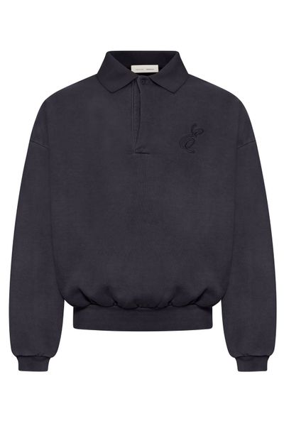 Fear Of God Essentials Embroidered Classic Polo Sweatshirt