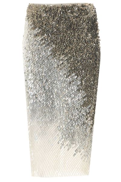 Elisabetta Franchi Sequinned Midi Skirt