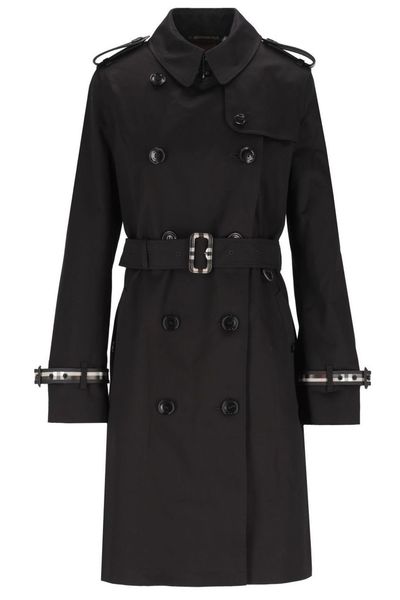 Burberry Kensington Double Breasted Belted Trench Coat