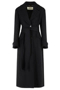 Blumarine Single Breasted Belted Long Coat