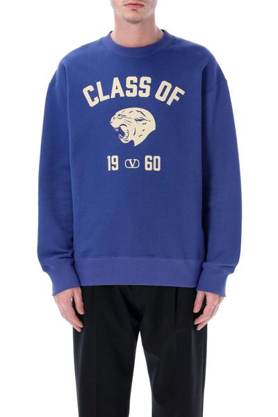 Valentino Animal Printed Crewnek Sweatshirt