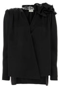 Magda Butrym Classic Shirred Flower Blouse