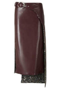 Rabanne Asymmetric Belted Skirt