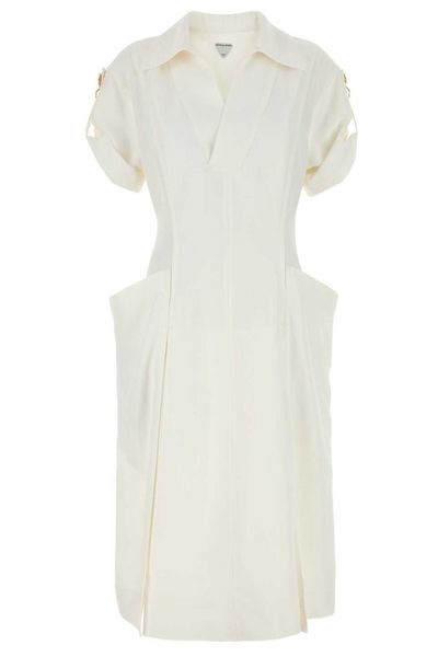 Bottega Veneta Frog Embellished Midi Dress