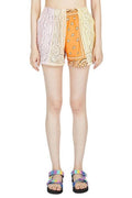 Arizona Love Paisley Printed Panelled Shorts