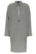 Tom Ford Striped Satin Tunic Dress