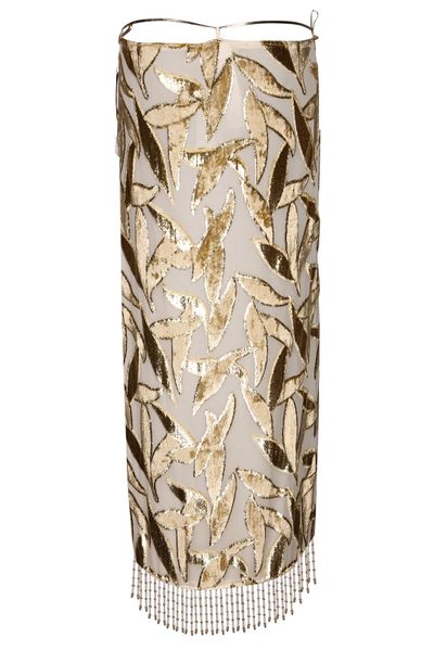 Roberto Cavalli Beaded Fringe Skirt