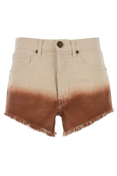 Alanui Shades Of Eden Denim Shorts